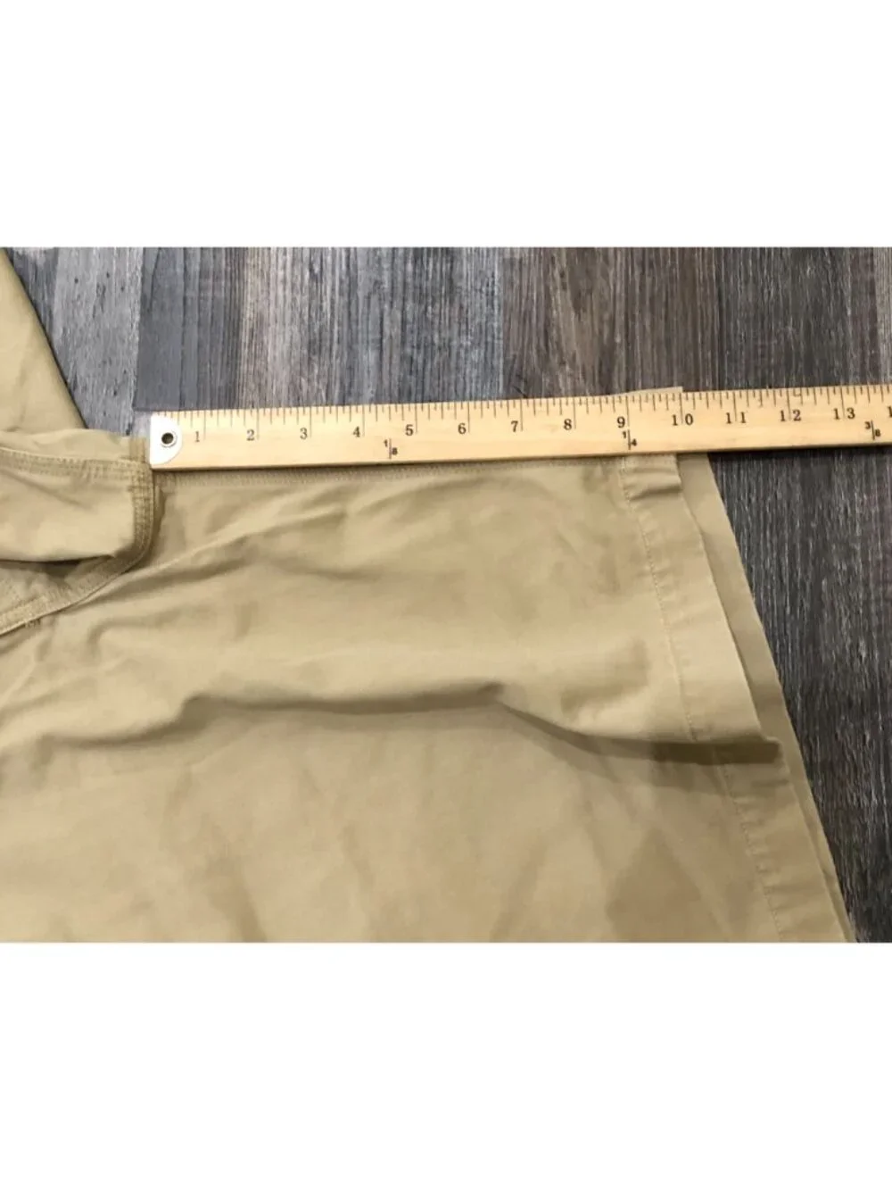 The North Face Mens Size 38 Khaki Flat Front Casual Chino Shorts